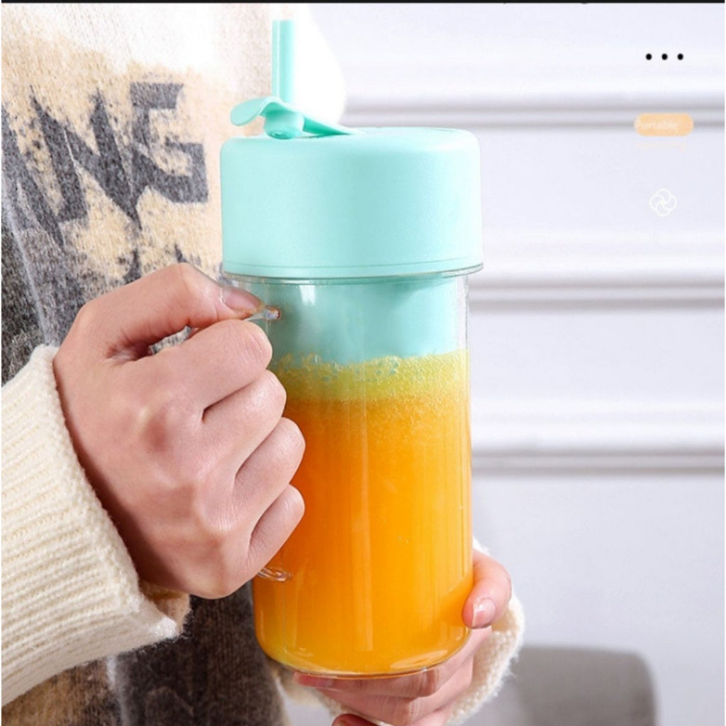 Mini Vaso Licuadora Portatil Pitillo