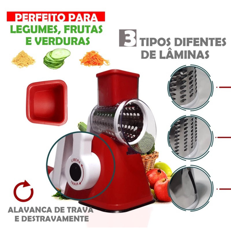 Rallador Cortador Manual 3 en 1